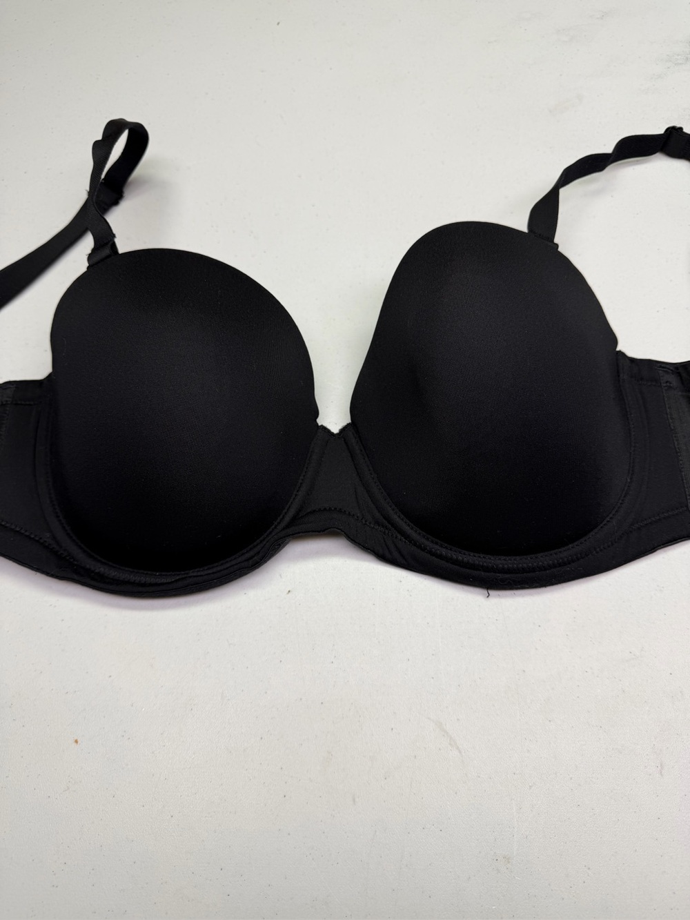 Wacoal Red Carpet Strapless Convertible Underwire Bra Black 34DDD *P1046